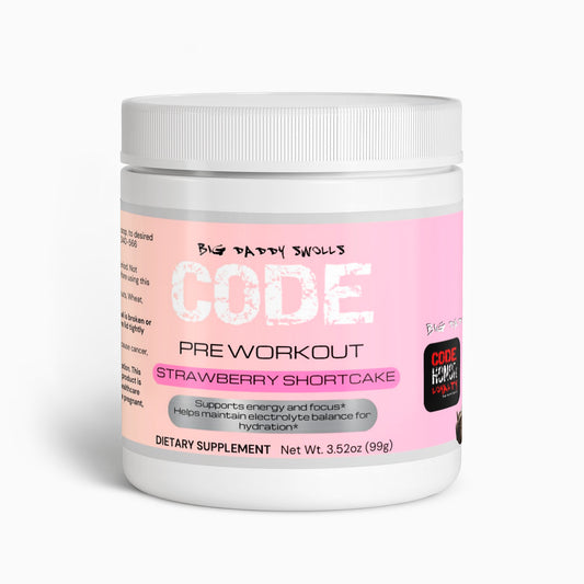 CODE Supplements - (Strawberry Shortcake) Pre Workout Energy Powder