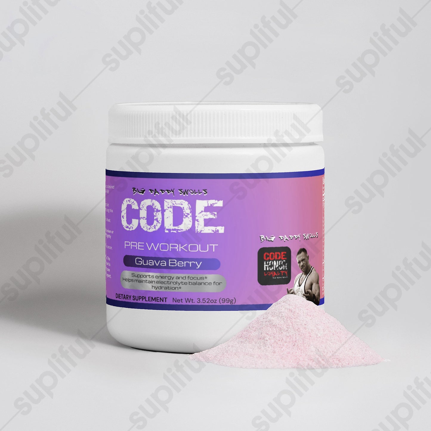 CODE Supplements - (Guava Berry) Pre Workout Energy Powder