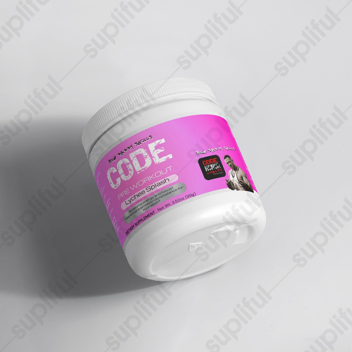 CODE Supplements - (Lychee Splash) Pre Workout Energy Powder