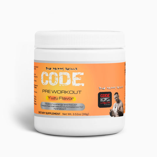 CODE Supplements - (Yuzu Flavor) Pre Workout Energy Powder