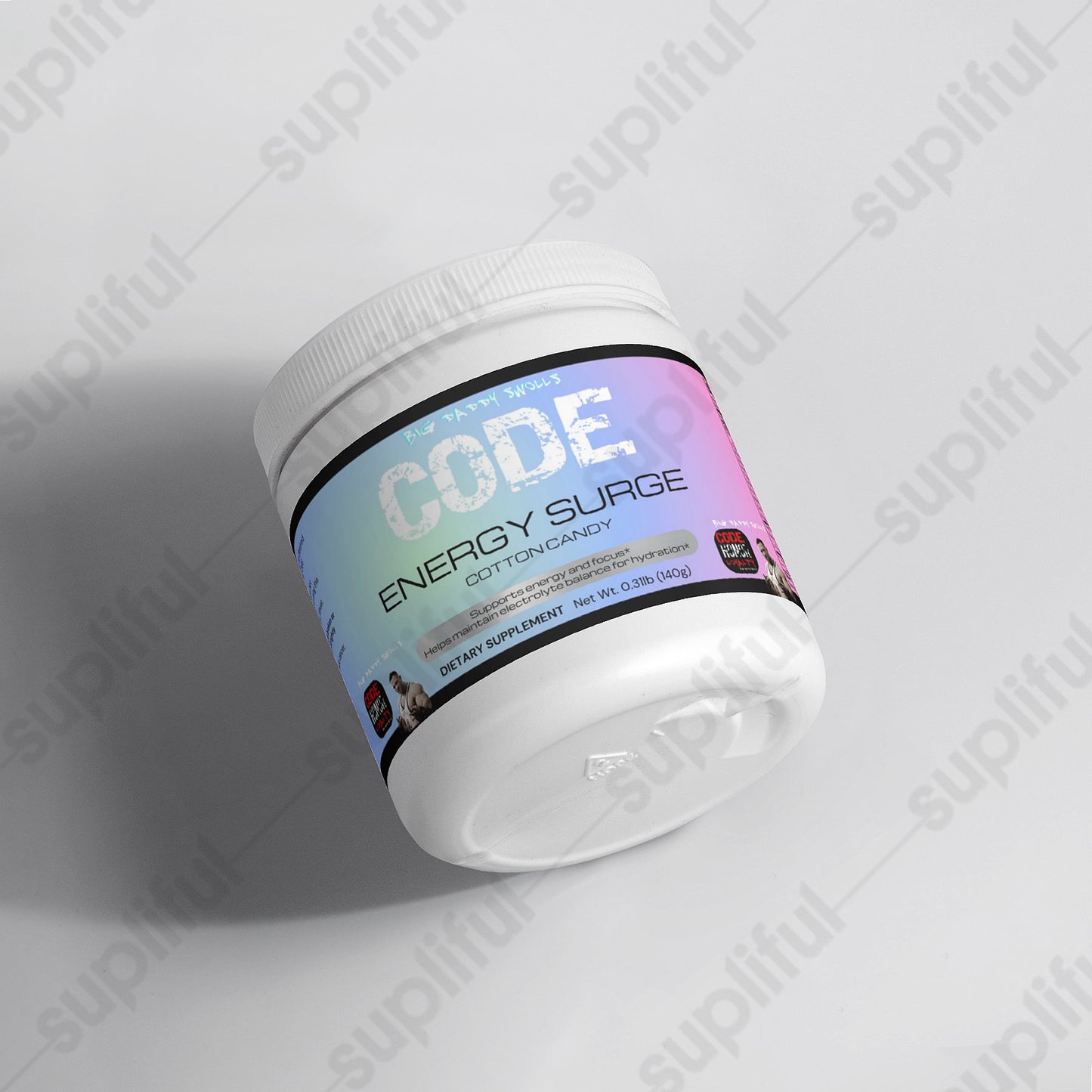 CODE Supplements - (Cotton Candy) Pre Workout Energy Powder