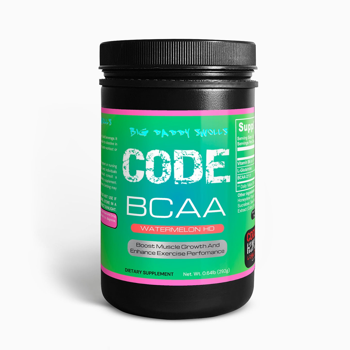 CODE Supplements - (Honeydew/Watermelon) BCAA Post Workout Powder